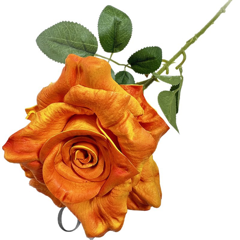 Rosa Artificial Individual de PU Alta Simulación para Hogar y Bodas image 5