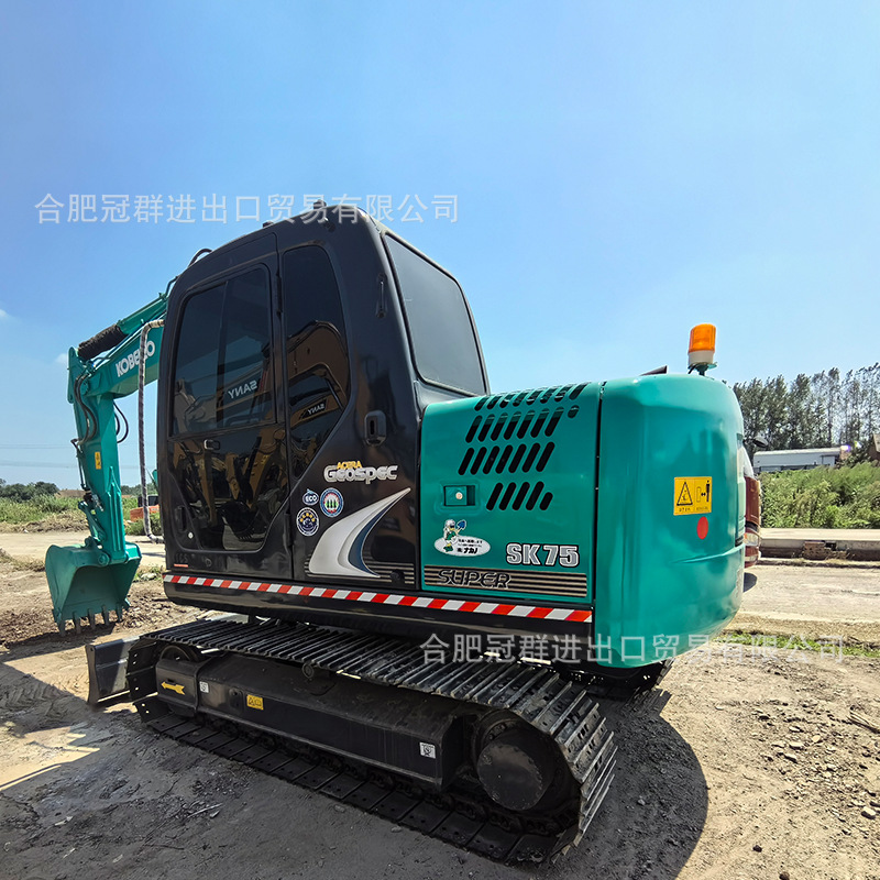 Shengang 75SK excavadora pequeña excavadora huerto noventa por ciento nuevo automóvil original exportación de comercio exterior original image 4