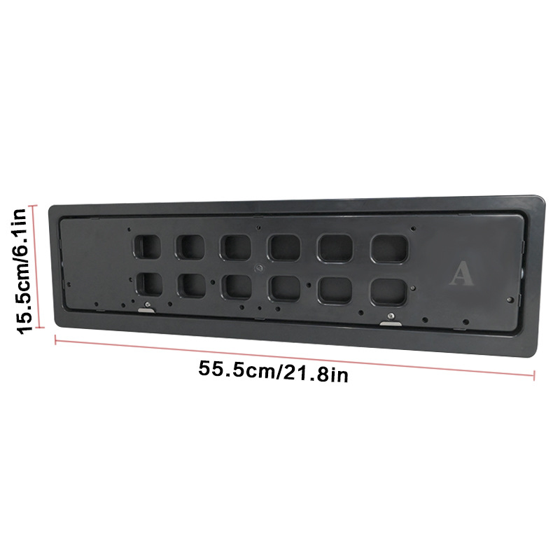Factory Direct Sales European Standard Russian and Dutch License Plate Holder Us Standard Electric Flip License Plate Holder Amazon Best-Selling Product