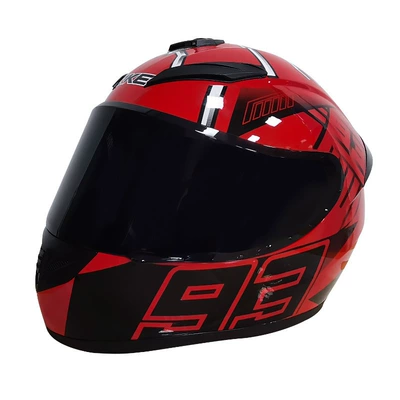 Winter Electric Bike Helmet, Rider Bluetooth | Motosiklet kaskı (dəbilqə) - red-ant-black-lenses-s55-56cm