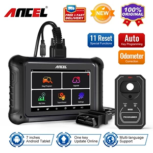 ANCEL DP500 avtomobil açar proqramçısı, IMMO diaqnostika, odometr tənzimləmə