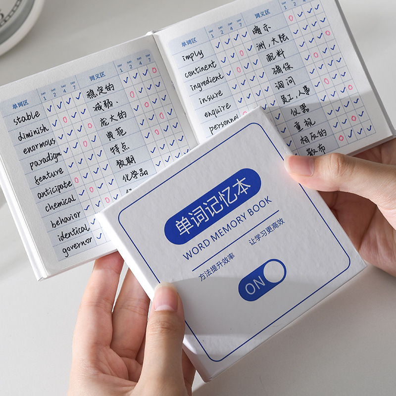 英语单词本随身携带口袋本a7小本子方形皮面笔记本随手记背单词记