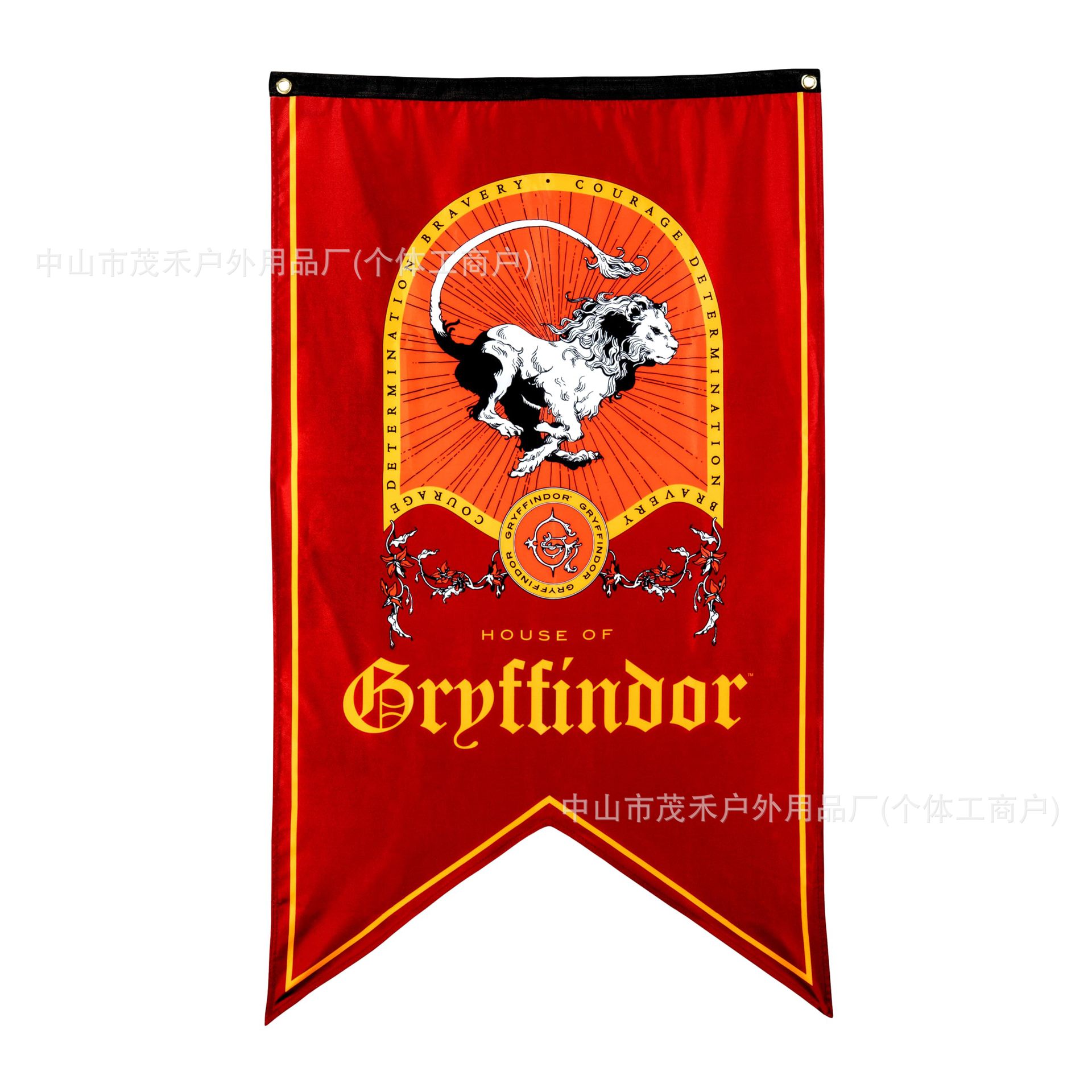 Bandera de cauda de pescado de Harry Potter 30 * 50CM bandera decorativa barra de salón triángulo bandera personalizada