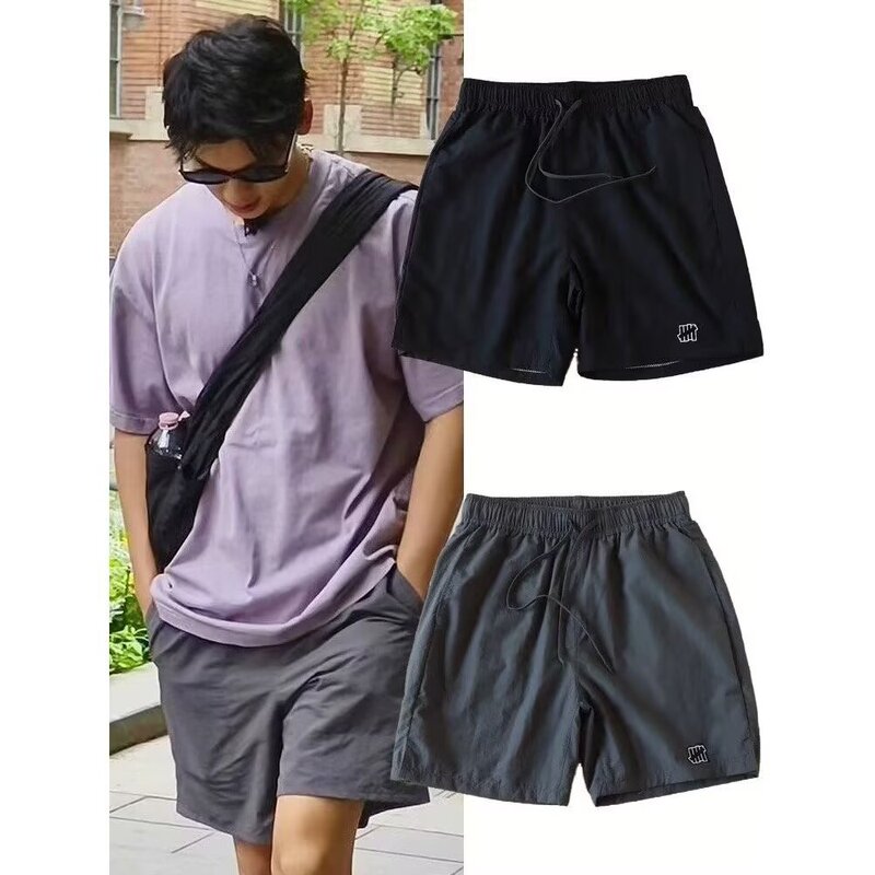 American Trendy Quick-Drying Casual Shorts for Men 2025 Summer New Loose, Light and Breathable Sports Beach Shorts