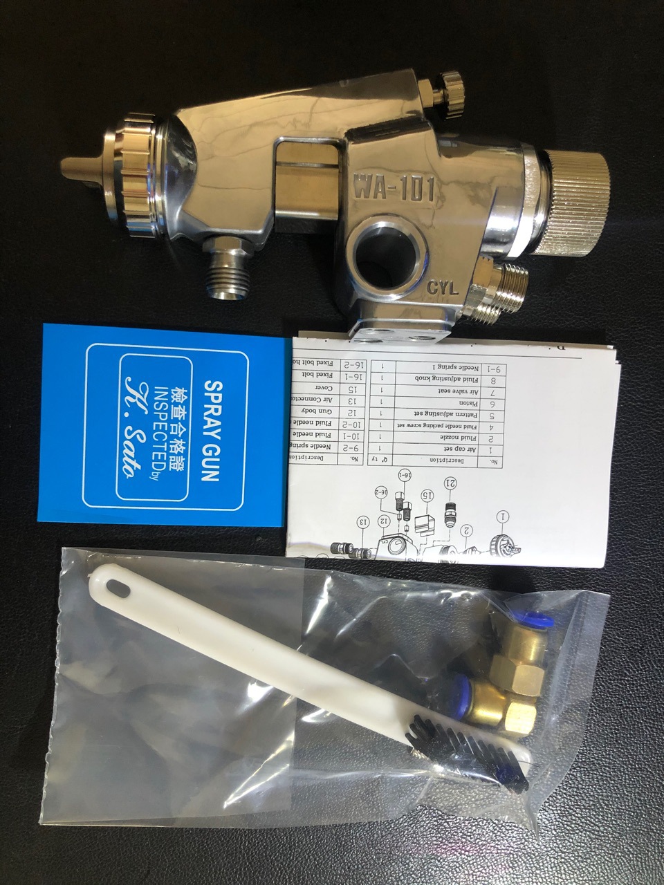 供应往复机自动喷枪/WA-101喷枪/喷油枪/质保一年