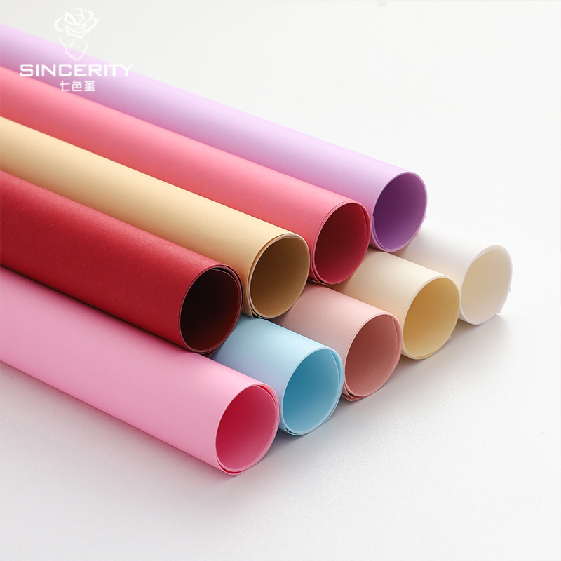 七色堇 造型纸全系列美伢粉加厚花艺花店鲜花包装纸网红花艺包装