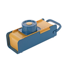 簡約切菜器廚房用蔬菜處理切丁器多功能切菜機綠色手推切菜器