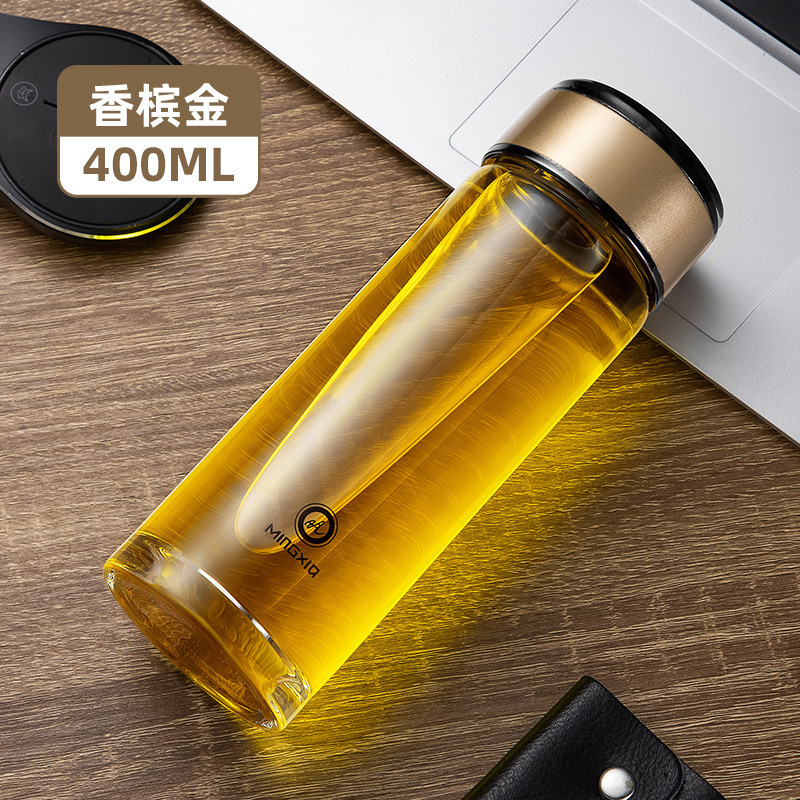 明霞単層グラス男性携帯車載カップ家庭用透明カップ|undefined