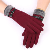 Demi-season keep warm street gloves, warm roly-poly doll, new collection