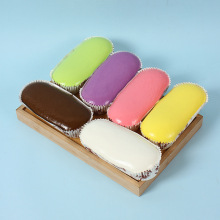 PU慢回弹仿真纸托黏黏面包模型小红书同款粘粘吐司面包发糕捏捏乐