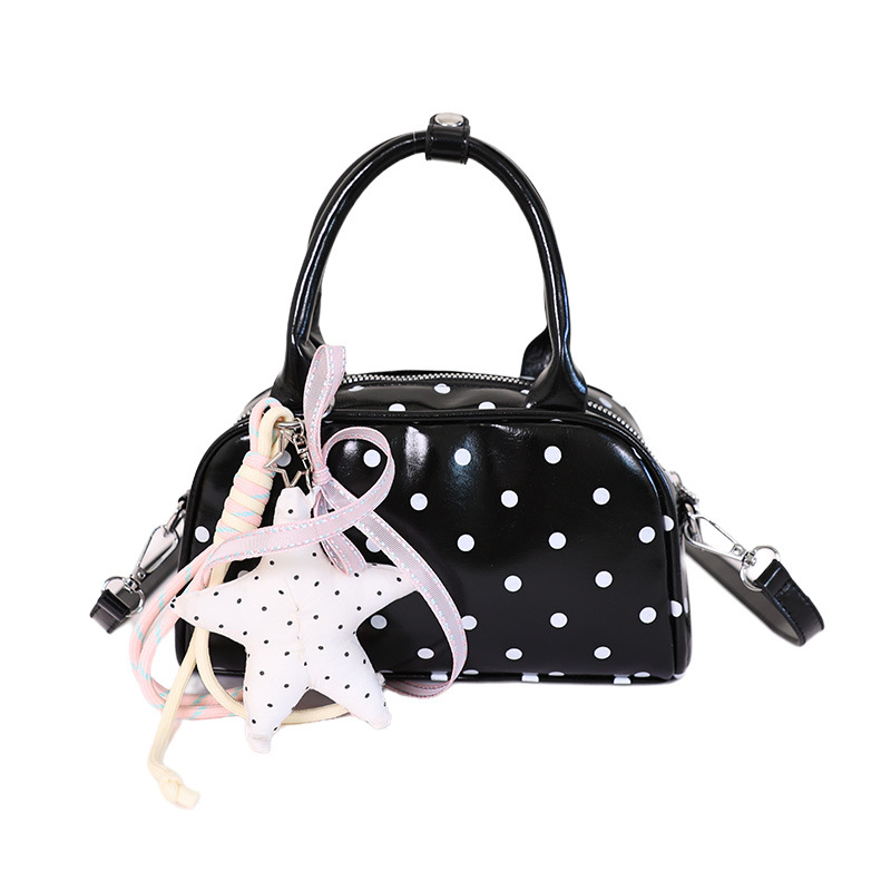 Nicho coreano Zhong chica onda punto bolos mujeres 2026 verano diario nuevo estilo extranjero gran capacidad mochila de hombro image 9