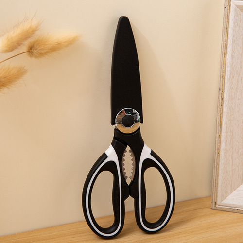 Stainless steel food chicken bone scissors for pinching walnuts household kitchen scissors multi-purpose panda scissors manufacturer wholesale