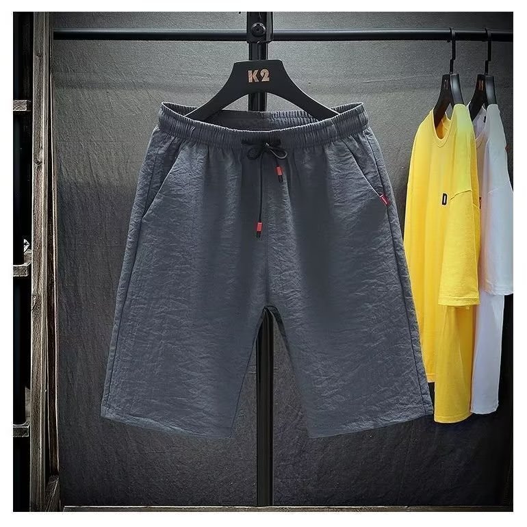 Pantalones casuales de hombre, de pierna recta, modernos, deportivos, de verano, estilo artístico, holgados, de marca, de secado rápido.