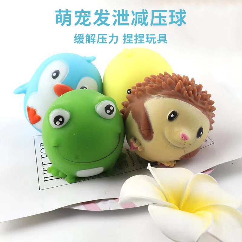 Lindo PET Vent descompresión bola adulto stress relief artefacto de los niños pellizco harina juguete regalo