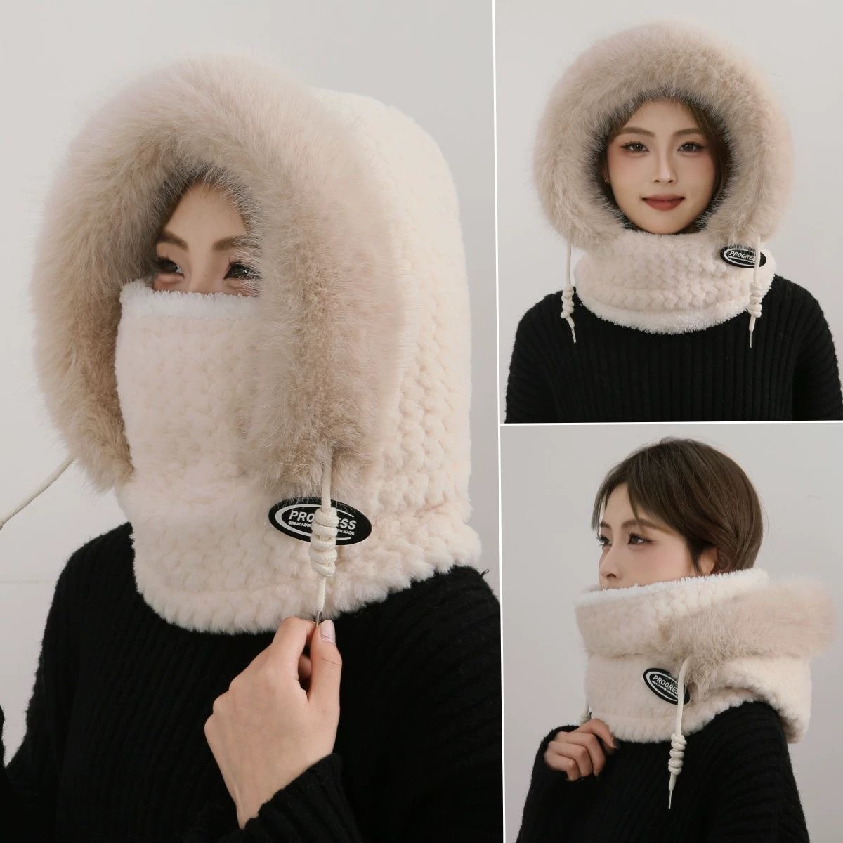 골판지 사이클링 캡-[오프화이트]