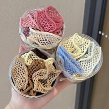 高弹力无接缝镂空加宽头绳发圈皮筋女扎头发绳儿童耐用不伤发皮套