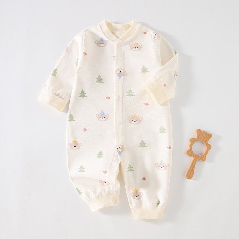 Baby Romper Four Seasons Baby Boy Newborn Long Sleeve Baby Girl Spring Clothes Toddler Clothing Baby Clothes Crawling Clothes