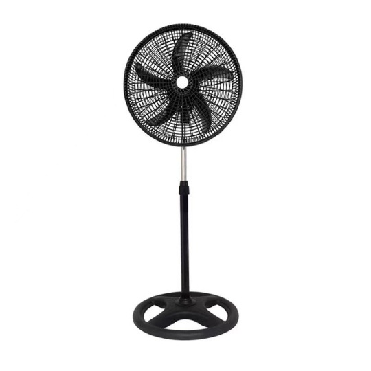 Ventilador eléctrico, ventilador de pie, oscilante, transfronterizo, ventilador de pie con aspas de malla de plástico de 18 pulgadas, vertical, alta potencia de viento, ventilador eléctrico industrial.