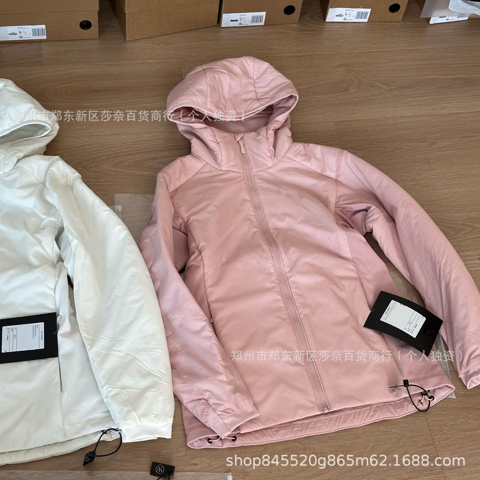 Autumn and Winter Women's Embroidered Slim-Fit 2.0 Astro Boy Lightweight Hooded Outdoor Casual Windproof Warm Cotton Cross-Border