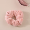 Demi-season elastic fashionable universal hair accessory, french style, simple and elegant design