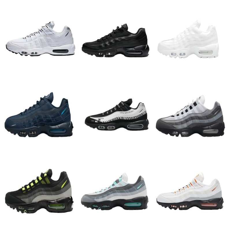 Putian Pure Original Air Max95 Outdoor Full-Length Air Cushion Sports Men's and Women's Retro Cushioning Running Shoes Dad Shoes