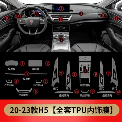 Car interior film – TPU - 20-23-models-complete-set-of-tpu-soft-film-includes-exterior-door-handles