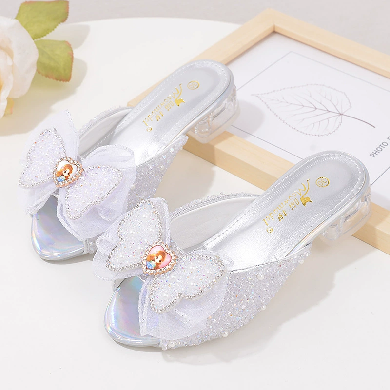 Летние тапочки для девочек новая детская обувь принцессы