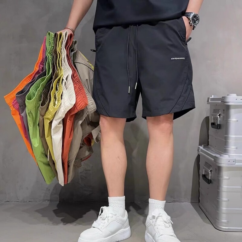 American Shorts Men's Summer Thin Loose Casual Sports Pants Men's Outdoor Simple Quick-Drying Versatile Five-Point Pants American Shorts Men's Summer Thin Loose Casual Sports Pants Men's Outdoor Simple Quick-Drying Versatile Five-Point Pants