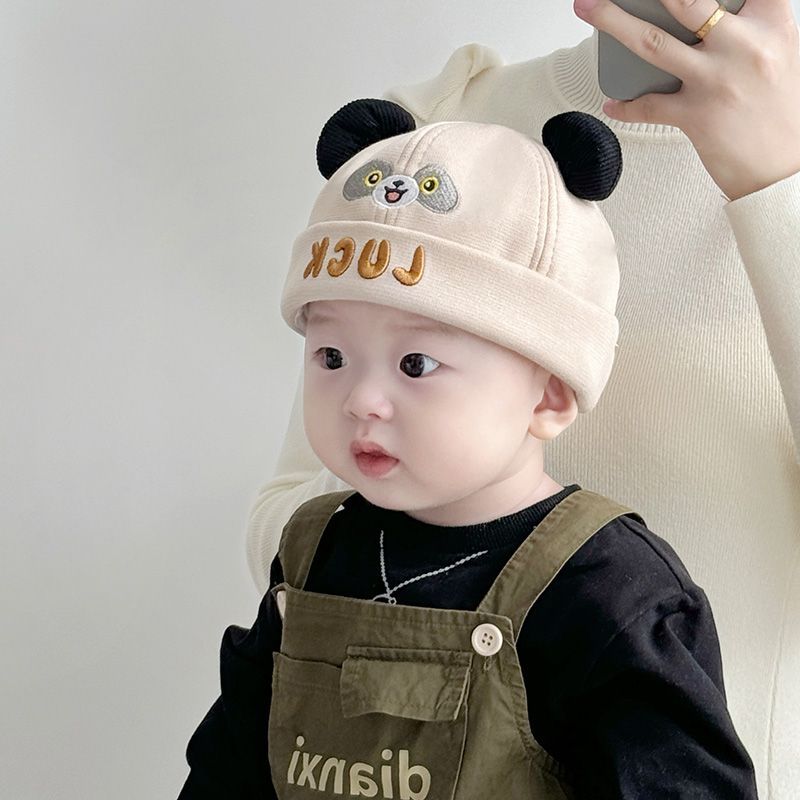 Sombreros para bebés otoño y invierno super lindos para niños pequeños Sombreros para niños pequeños Sombreros de piel de melón para bebés de primavera y otoño