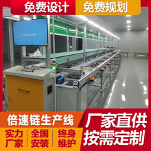 湖北厂家定制讲台手写屏倍速链总装生产线生产线短焦投影机装配线