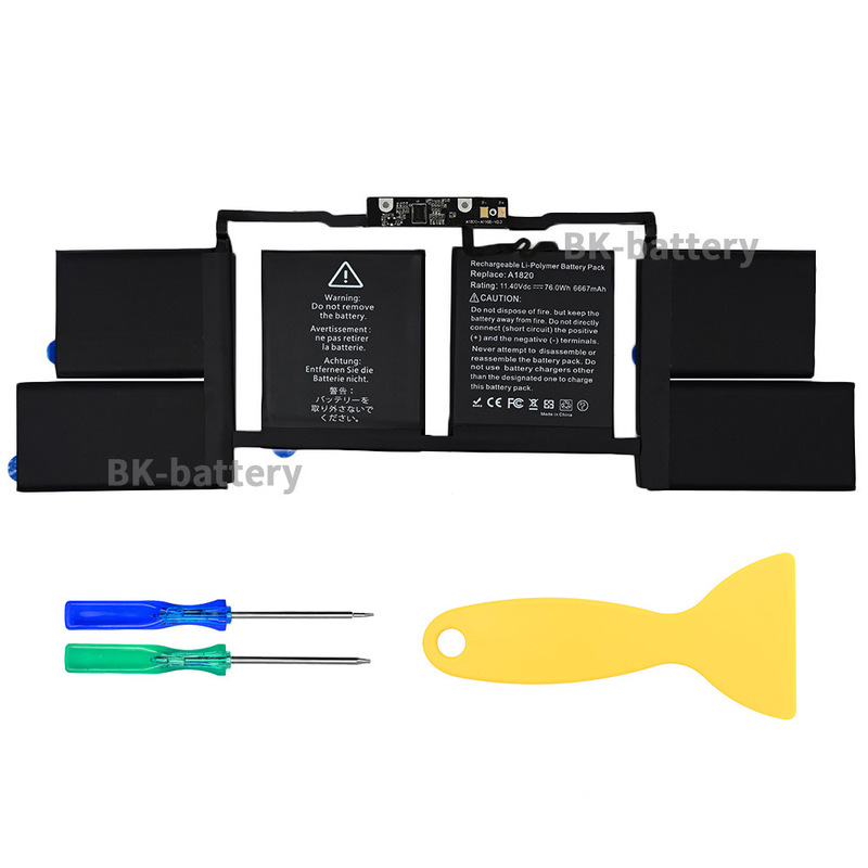 New notebook battery A1820 A1707 15 inch for Apple computer pure cobalt battery cell