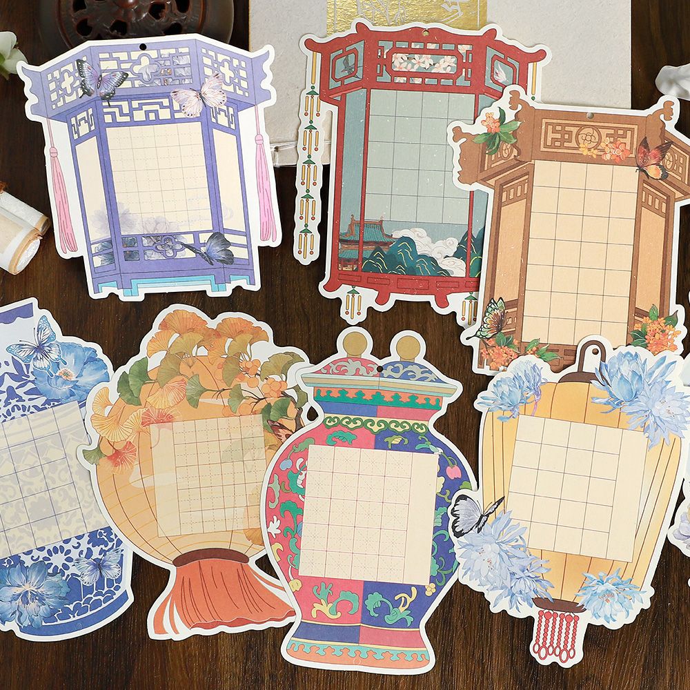 Infeel.Me material paquete de una serie de papel acacia caligrafía de lápiz duro papel de entrenamiento de caligrafía de mano material de decoración