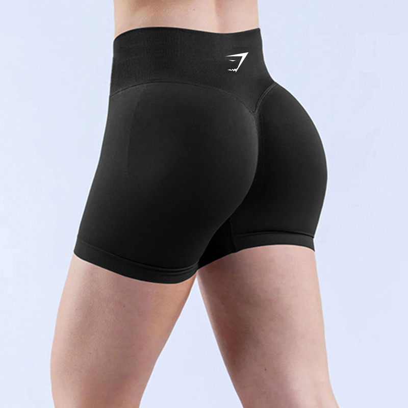 Gymshark Shark Head High-Elastic European and American Peach Pants Butt-Lifting Yoga Pants Sports Three-Point Pants Naked Fitness Shorts Gymshark Shark Head High-Elastic European and American Peach Pants Butt-Lifting Yoga Pants Sports Three-Point Pants Naked Fitness Shorts
