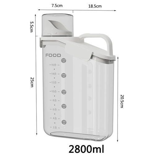 Cat food storage barrel, dog food sealed barrel, moisture-proof grain storage barrel, pet snack sealed cat food can, freeze-drying storage box