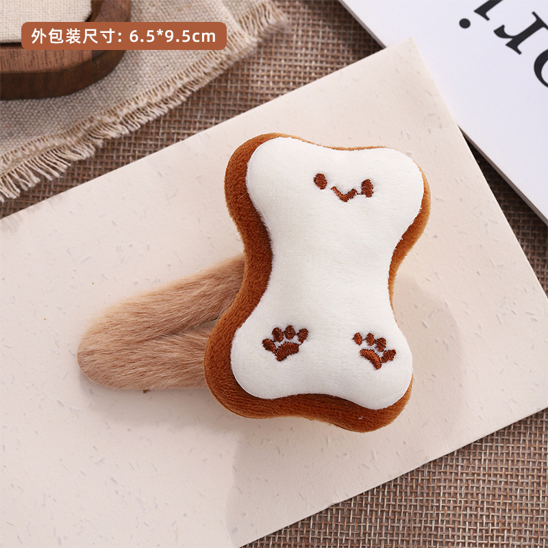 Niños lindos clips para el cabello de dibujos animados animales niñas peluche suave clips BB clips para niñas frente abierta clips frangeo