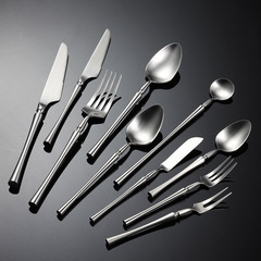 エイン304ステンレス製スリムデザイン洋食器セット、複数サイズ展開、ナイフ・フォーク・スプーンセット、ホテルギフト・食事用