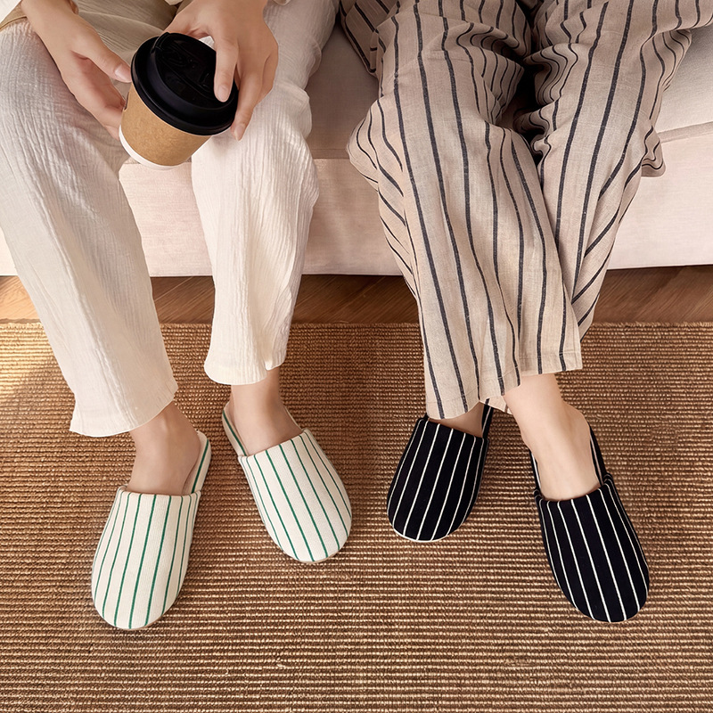 Pantofole da casa da donna di alta qualità, adatte a tutte le stagioni, antiscivolo e resistenti all'usura, per camera da letto, e pantofole da uomo estive._voghion.com