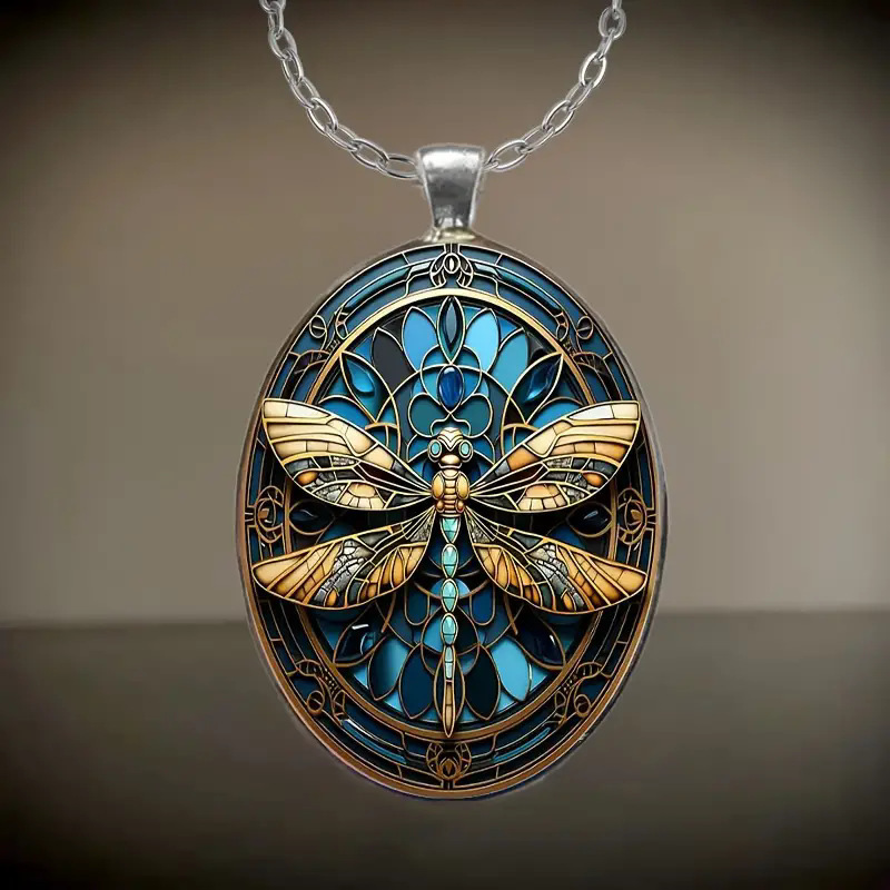 Cross-Border Bohemian Style Dragonfly, Necklace Keychain, Factory Direct Sale