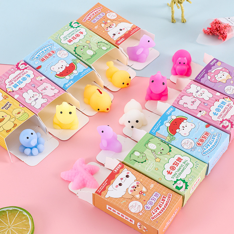 Caja ciega para niños pellizco pellizco regalos juguetes de goma suave caja de deseos de suerte caja de regalo sorpresa al por mayor