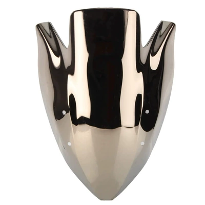 for Kawasaki Z1000: Motorcycle front windshield - 06040007-silver-plated