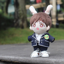 20厘米娃衣明星娃衣618沸腾之夜晚会海军蓝西装套装棉花娃娃衣服