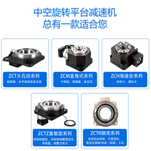 选型咨询 特殊工况规格 中空旋转平台减速器 圆周定位360度分度盘