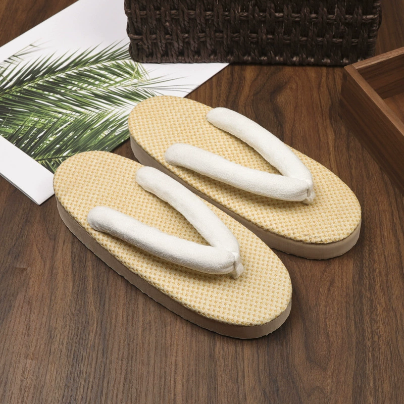 Японские сабо, соломенные тапочки в японском стиле, кимоно, мужская и женская рабочая обувь из искусственной кожи на мягкой подошве, дропшиппинг