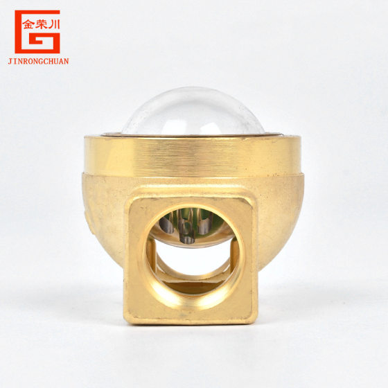 Internal thread mirror water flow display float type flow mirror straight flow indicator flow display