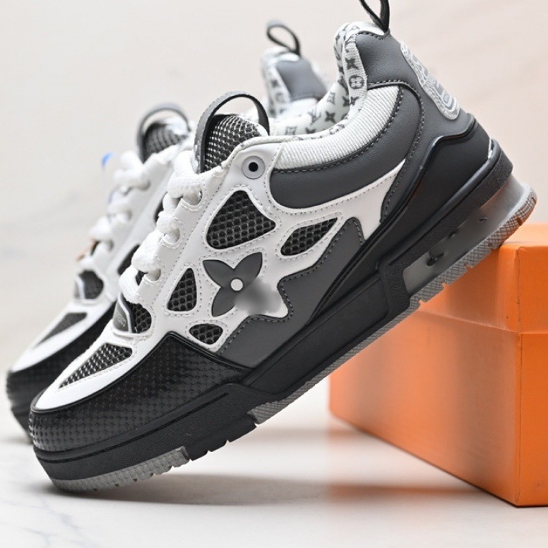 Zapatos Pitian de alta versión zapatos de grasa, zapatos de pan de burro, zapatos de skateboard de altura gruesa