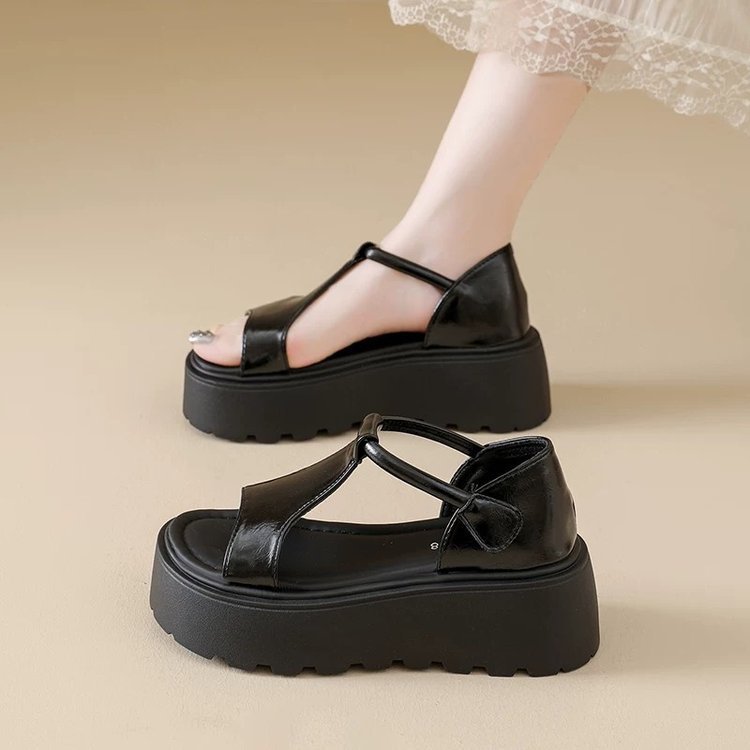 Las sandalias de verano para mujeres 2026 nuevas sandalias casuales con suela gruesa, sandalias romanas de moda.