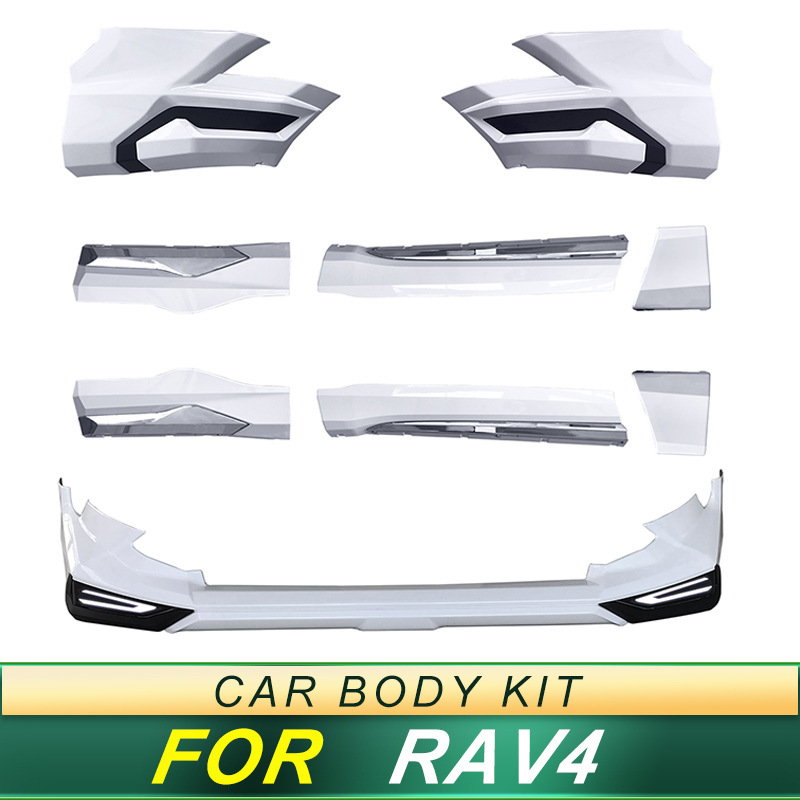 For 20-23 years RAV4 Rongfang Mona Lisa bumper front and rear appearance surrounded by upgraded modified lights
