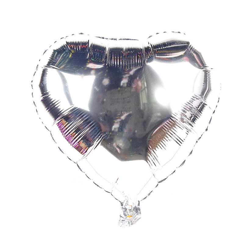 Globo de aluminio en forma de corazón de 18 pulgadas decoración de cumpleaños propuesta de boda confesión decoración melocotón corazón globo de papel de aluminio