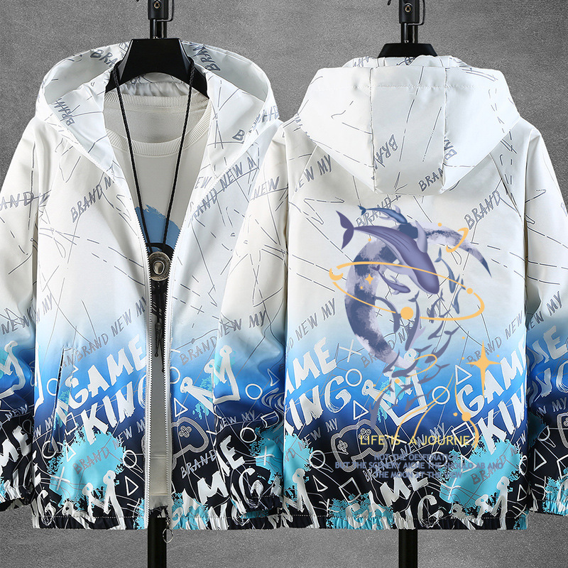 큰 물고기 흰색 녹색