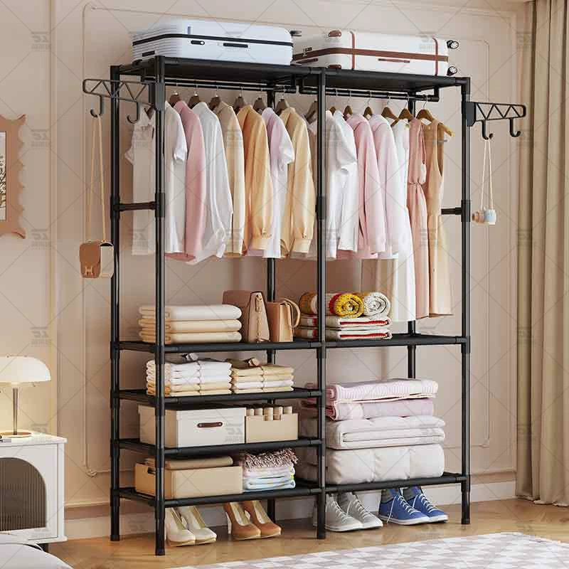 Garment Rack Shelf Rack Freestanding Multi-tier Simple from Yomiego